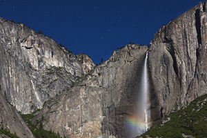 Yosemite Falls and Moonbow, Yosemite National Park, California